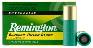 Remington Ammunition 20300 Slugger 12 Gauge 2.75″ 1 oz 1560 fps Rifled Slug Shot 5rd Box