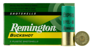 Remington Ammunition 12B00 Express 12 Gauge 2.75″ 9 Pellets 00 Buck Shot 5rd Box