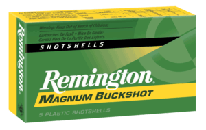 Remington Ammunition 12SB00 Express Magnum 12 Gauge 2.75″ 12 Pellets 00 Buck Shot 5rd Box