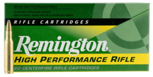 Remington Ammunition 21303 High Performance Rifle 222 Rem 50 gr Pointed Soft Point (PSP) 20rd Box