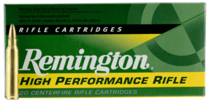 Remington Ammunition 28399 High Performance Rifle 223 Rem 55 gr Pointed Soft Point (PSP) 20rd Box