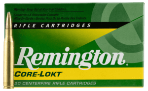 Remington Ammunition R25062 Core-Lokt 25-06 Rem 100 gr Core-Lokt Pointed Soft Point (PSPCL) 20rd Box
