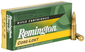 Remington Ammunition R762391 Core-Lokt 7.62x39mm 125 gr Pointed Soft Point (PSP) 20rd Box