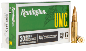 Remington Ammunition 23715 UMC Target 308 Win 150 gr Full Metal Jacket (FMJ) 20rd Box