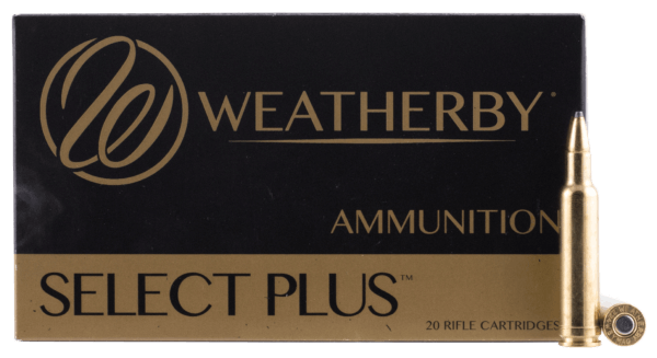 Weatherby H22455SP Select Plus 224 Wthby Mag 55 gr 3650 fps Spire Point (SP) 20rd Box