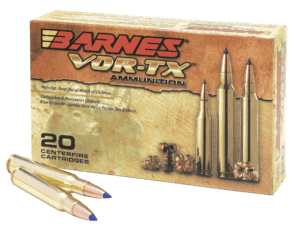 Barnes Bullets 21541 VOR-TX Centerfire Rifle 308 Win 168 gr Tipped TSX Boat-Tail 20rd Box