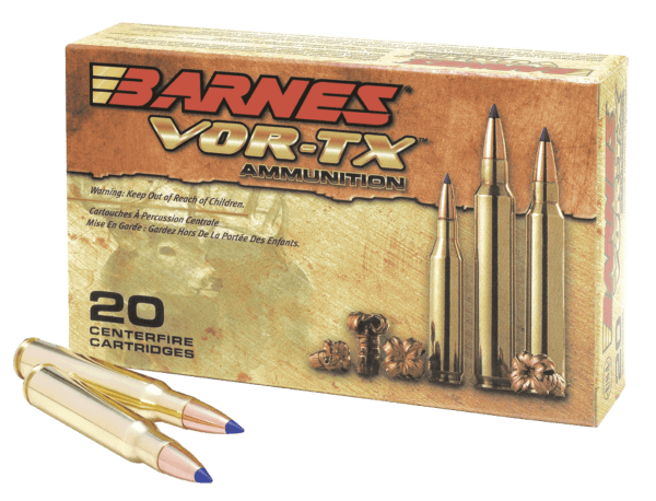 Barnes Bullets 21541 VOR-TX Rifle 308 Win 168 gr Tipped TSX Boat Tail 20rd Box