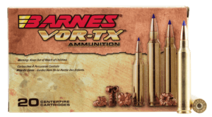Barnes Bullets 21537 VOR-TX Centerfire Rifle 300 Win Mag 165 gr Tipped TSX Boat-Tail 20rd Box
