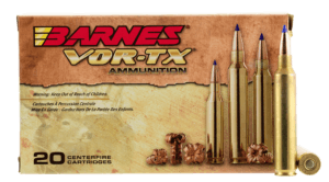Barnes Bullets 21539 VOR-TX Centerfire Rifle 300 RUM 180 gr Tipped TSX Boat-Tail 20rd Box