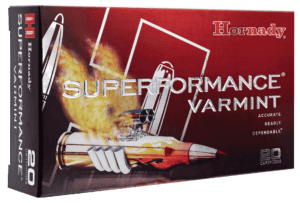 Hornady 83366 Superformance Varmint 22-250 Rem 50 gr V-Max 20rd Box