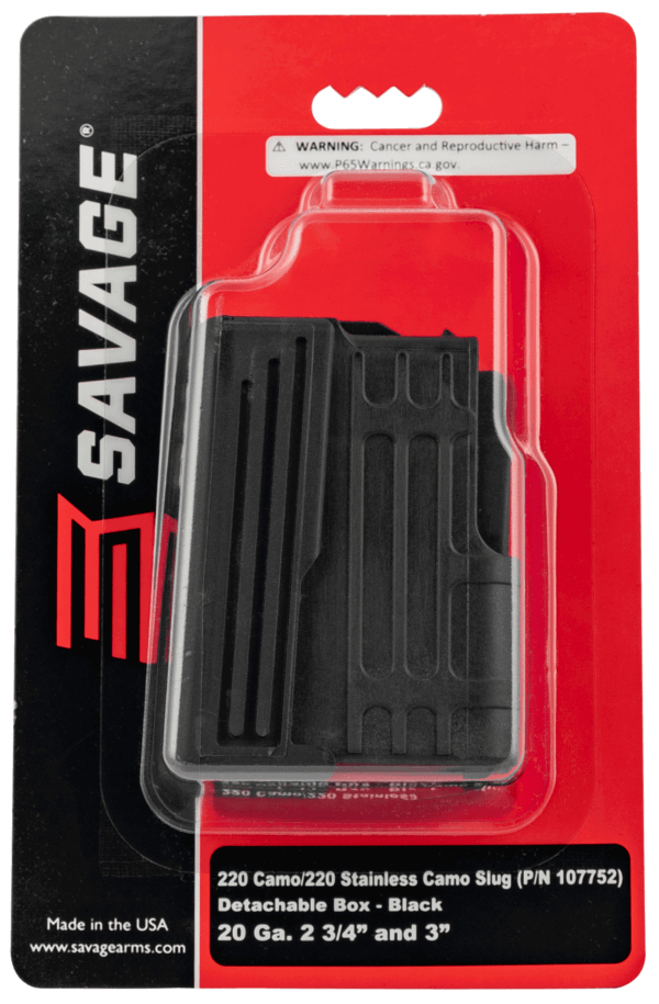Savage Arms 55159 220 Black Detachable 2rd for 20 Gauge Savage 220 Slug