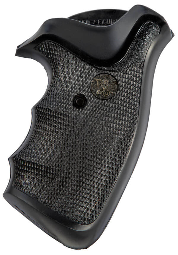 Pachmayr 03175 Gripper Pistol Grip Ruger Security Six Black Rubber