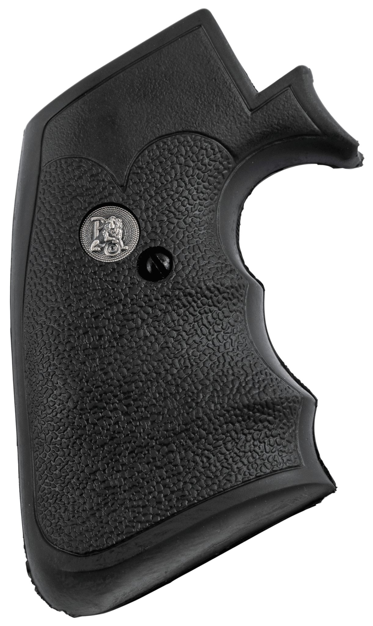 Pachmayr 05134 Decelerator Grip Checkered Black Rubber with Finger Grooves for Ruger Super Blackhawk