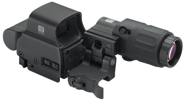 Eotech HHSII HHS II EXPS2 & G33 Magnifier Black Anodized 1x  3x  1 MOA Red Dot/68 MOA Red Ring