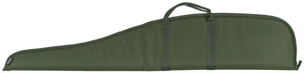 Uncle Mike’s 22417 GunMate Rifle Case Large Style made of Nylon with Green Finish 48″ OAL Lockable Full Length Zipper Wrap Around Handles & Embroidered Logo for Scoped Rifle