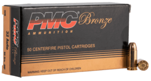 PMC 32B Bronze 32 ACP 60 gr Jacketed Hollow Point (JHP) 50rd Box
