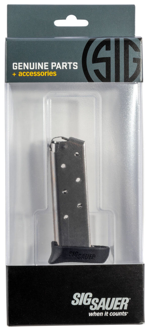 Sig Sauer MAG2383807X P238 7rd 380 ACP Extended For Sig P238 Natural Steel