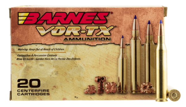 Barnes Bullets 21557 VOR-TX Rifle 25-06 Rem 100 gr Tipped TSX Boat Tail 20rd Box