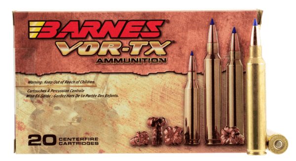 Barnes Bullets 21571 VOR-TX Rifle 300 RUM 165 gr Tipped TSX Boat Tail 20rd Box