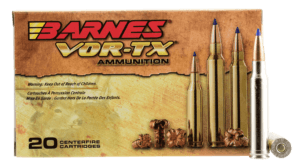 Barnes Bullets 21542 VOR-TX Rifle 338 Win Mag 225 gr Tipped TSX Boat Tail 20rd Box