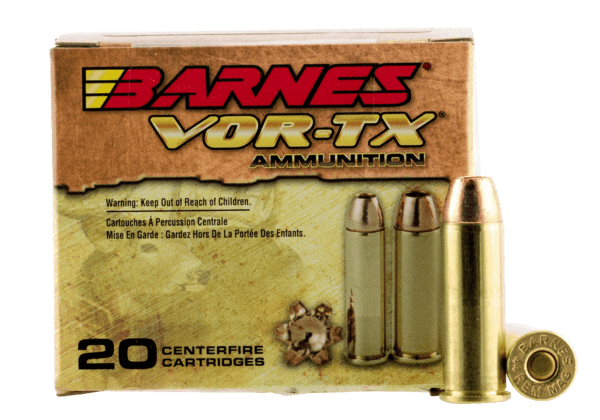 Barnes Bullets 21545 VOR-TX Handgun 44 Rem Mag 225 gr Barnes XPB 20rd Box
