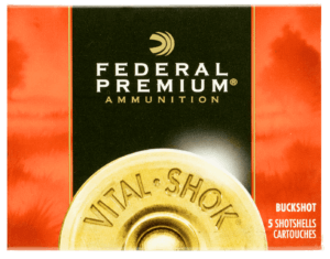 Federal P108F00 Premium Vital-Shok 10 3.50″ 18 Pellets 2 1/4 oz 00 Buck Shot 5rd Box