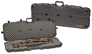 Plano PLA118521 All Weather Double Gun Case 53.5″ x 17″ x 7″ (Exterior) Polymer Black