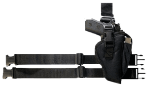 Bulldog WTAC8R Tactical Leg Black Knit Fits Large Semi-Auto Fits 3.50-5″ Barrel Right Hand