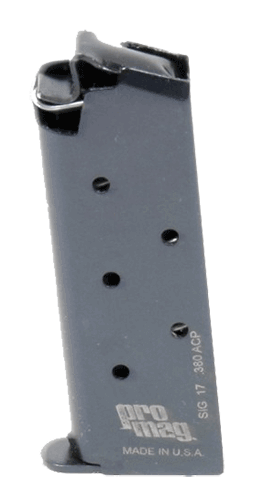 ProMag SIG20 Standard Blued Steel Detachable 6rd 9mm Luger for Sig P938