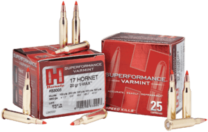 Hornady 83005 Superformance Varmint Varmint 17 Hornet 20 gr Hornady V-Max (VMX) 25rd Box