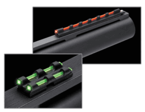 Truglo TG94 Gobble-Dot Universal Shotgun Green/Red Fiber Optic Green Fiber Optic Black