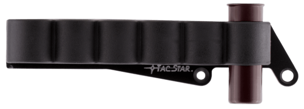 TacStar 1081211 SideSaddle Slimline Shotgun 12 Gauge 6 Rounds Black Polymer w/Aluminum Mounting Plate