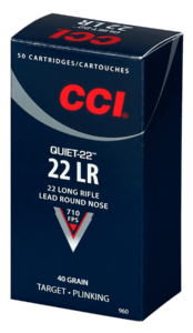CCI 960 Target & Plinking Quiet-22 22 LR 40 gr Lead Round Nose (LRN) 50rd Box
