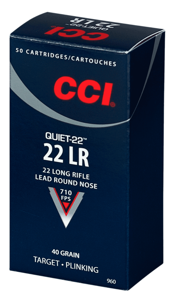 CCI 956 Target & Plinking AR Tactical 22 LR 40 gr Copper-Plated Round Nose 300 Round Box