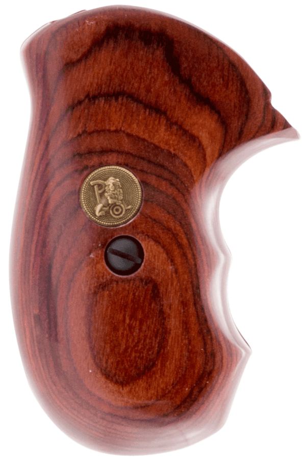 Pachmayr 63010 Renegade Grip Smooth Rosewood Laminate with Finger Grooves for S&W J Frame