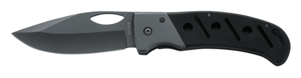 Ka-Bar 3077 Gila 3.88″ Folding Clip Point Plain 420 Stainless Steel Blade G10 Black Handle