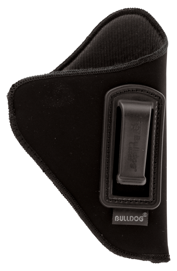 Bulldog DIP20 Deluxe IWB Black Suede Like Belt Clip Fits Glock 42/43/Ruger LC9/2-3″ Barrel Right Hand