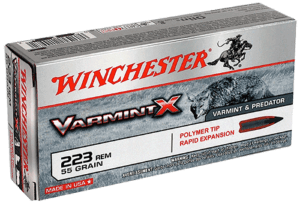 Winchester Ammo X222R Super X 222 Rem 55 gr 3240 fps Jacketed Soft Point (JSP) 20rd Box