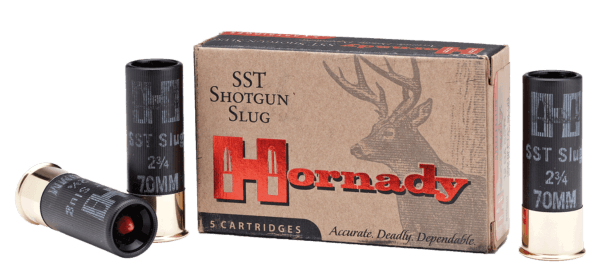 Hornady 86230 Custom Lite FTX 12 Gauge 2.75″ FTX 300 gr Slug Shot 5rd Box