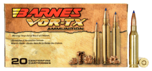 Barnes Bullets 22008 VOR-TX Rifle 22-250 Rem 50 gr TSX Flat Base 20rd Box