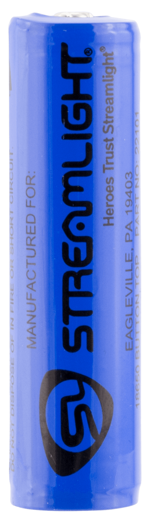 Streamlight 22101 18650 Battery Stick 3.7V Li-Ion 2600 mAh