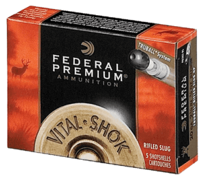 Federal PB203RS Premium Vital-Shok TruBall 20 Gauge 2.75″ 3/4 oz Rifled Slug Shot 5rd Box