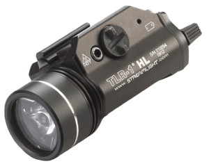Streamlight 69260 TLR-1 HL Weapon Light 1000 Lumens Output White LED Light Rail Grip Clamp Mount Black Anodized