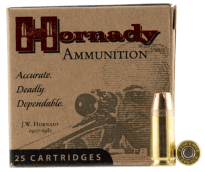 Hornady 90282 Custom Personal Defense 9mm Luger 147 gr Hornady XTP Hollow Point (XTPHP) 25rd Box