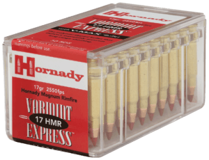 Hornady 83170 Varmint Express 17 HMR 17 gr V-Max 50rd Box