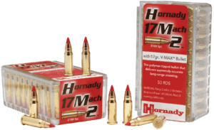Hornady 83177 Varmint Express Rimfire 17 HM2 17 gr Hornady V-Max (VMX) 50rd Box