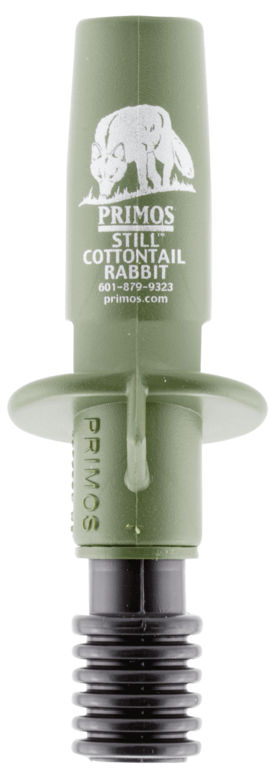 Primos PS323 Raspy Coaxer Open Call Rabbit/Rodent Sounds Attracts Predators Green Plastic