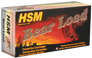 HSM HSM35718N Bear Load 357 Mag 180 gr Round Nose Flat Point (RNFP) 50rd Box