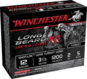 Winchester Ammo STLB12L5 Long Beard XR Shot-Lok 12 Gauge 3.50″ 2 oz 1200 fps 5 Shot 10rd Box