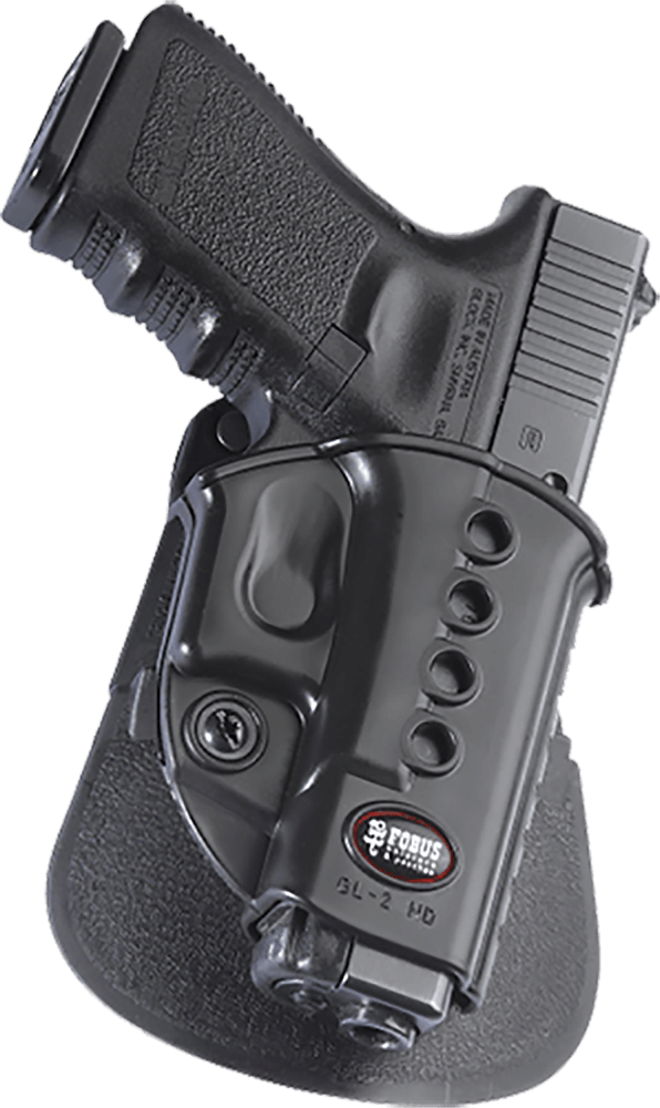Fobus GL2E2RPL Passive Retention Evolution OWB Black Polymer Roto Paddle Compatible w/Glock 17/22/32/44 Left Hand